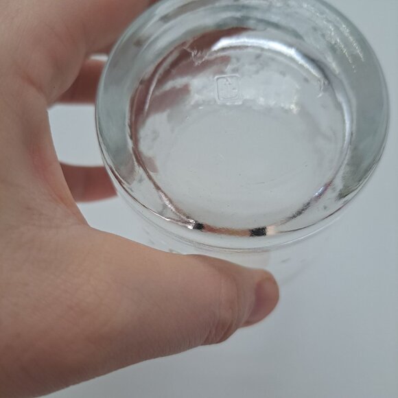 Anchor Hocking Clear Glass Gold White Angel and Star Design Mid-Century Modern - Picture 11 of 13